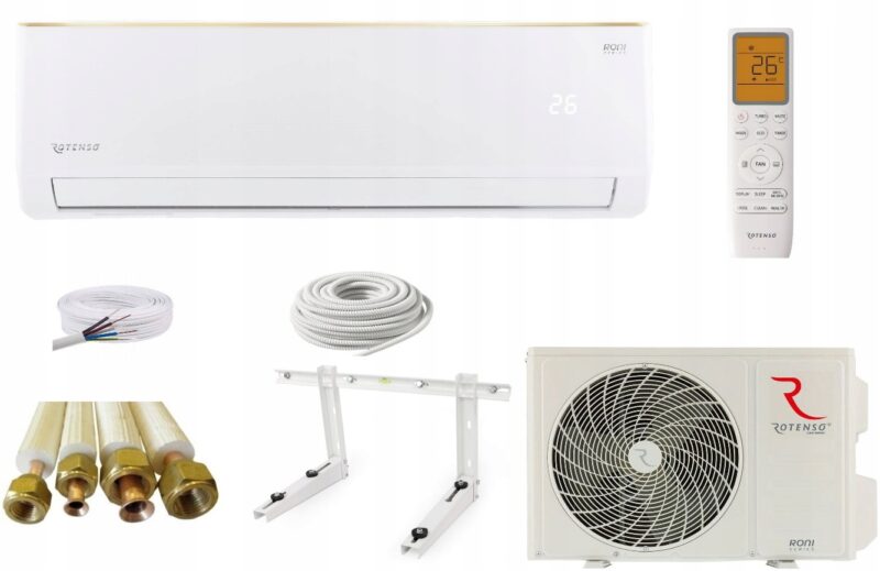 Klimatyzator Rotenso Roni WiFi 3,4kw Samodzielny Zestaw Montaż
